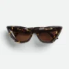 Angle Acetate Pointed Cat Eye Sunglasses