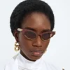 Angle Cat Eye Sunglasses