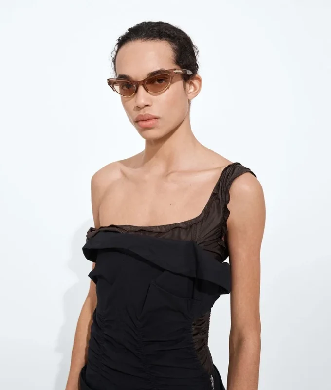 Angle Cat Eye Sunglasses