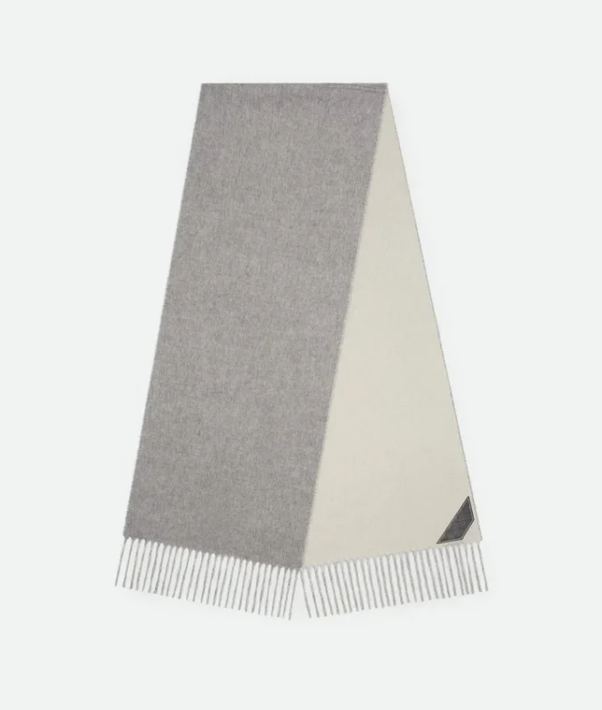 Bi-Color Cashmere Scarf