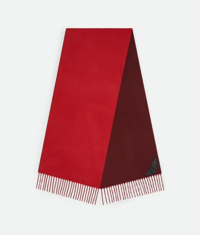 Bi-Color Cashmere Scarf
