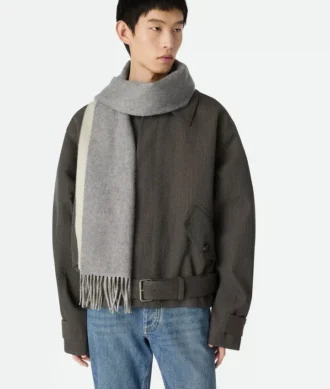 Bi-Color Cashmere Scarf
