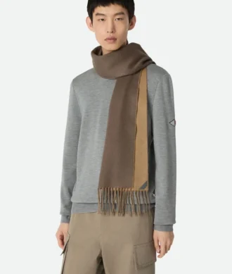 Bi-Color Cashmere Scarf