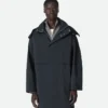 Bonded Tech Wool Hooded Parka