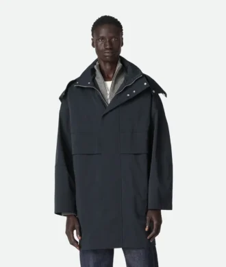 Bonded Tech Wool Hooded Parka