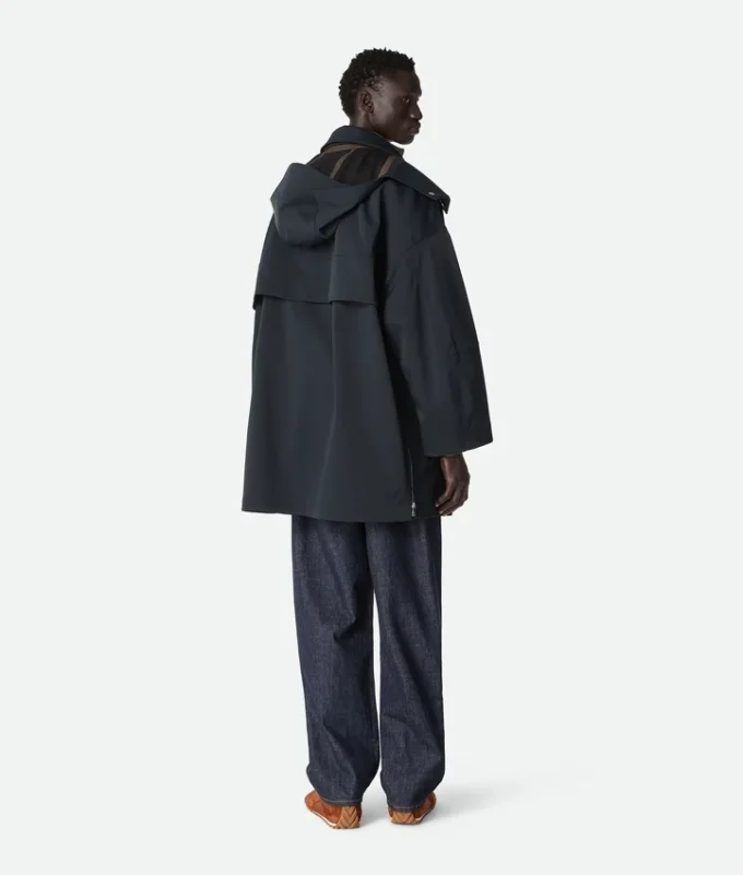 Bonded Tech Wool Hooded Parka
