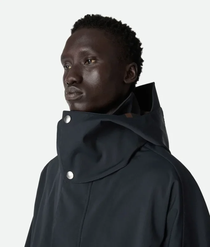 Bonded Tech Wool Hooded Parka