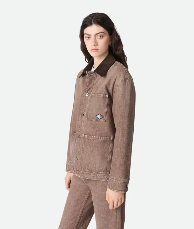 Brown Denim Jacket