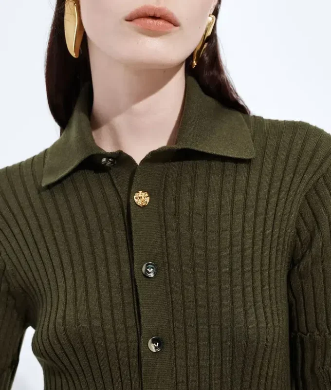 Cashmere and Silk Rib Shirt