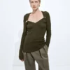 Cashmere and Silk Rib Sweater