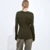Cashmere and Silk Rib Sweater