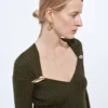 Cashmere and Silk Rib Sweater