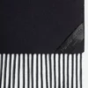 Cashmere Scarf with Leather Patch