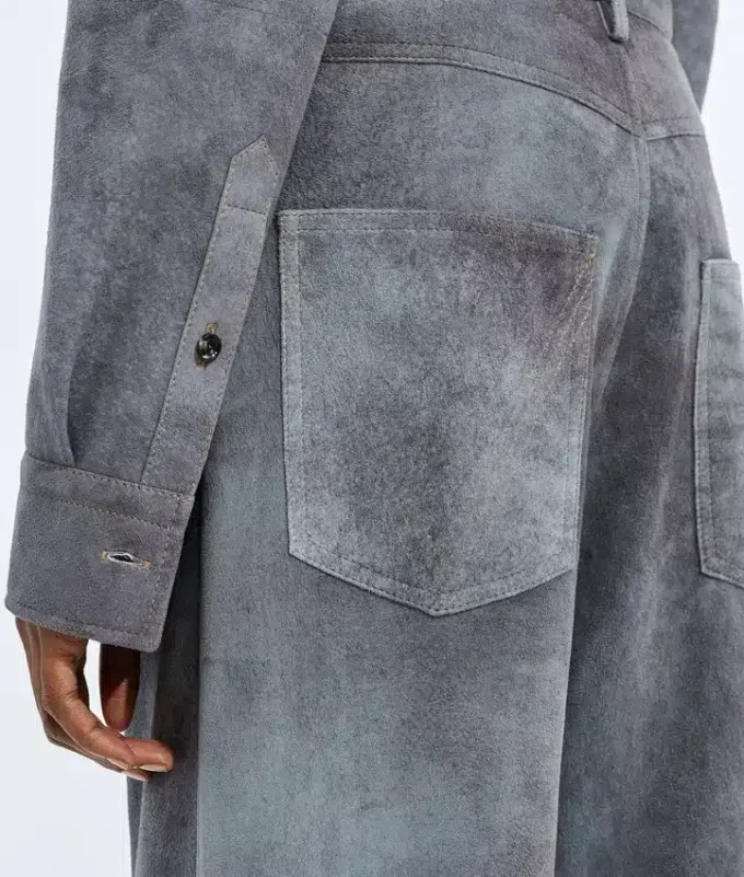 Cloudy Suede Pants
