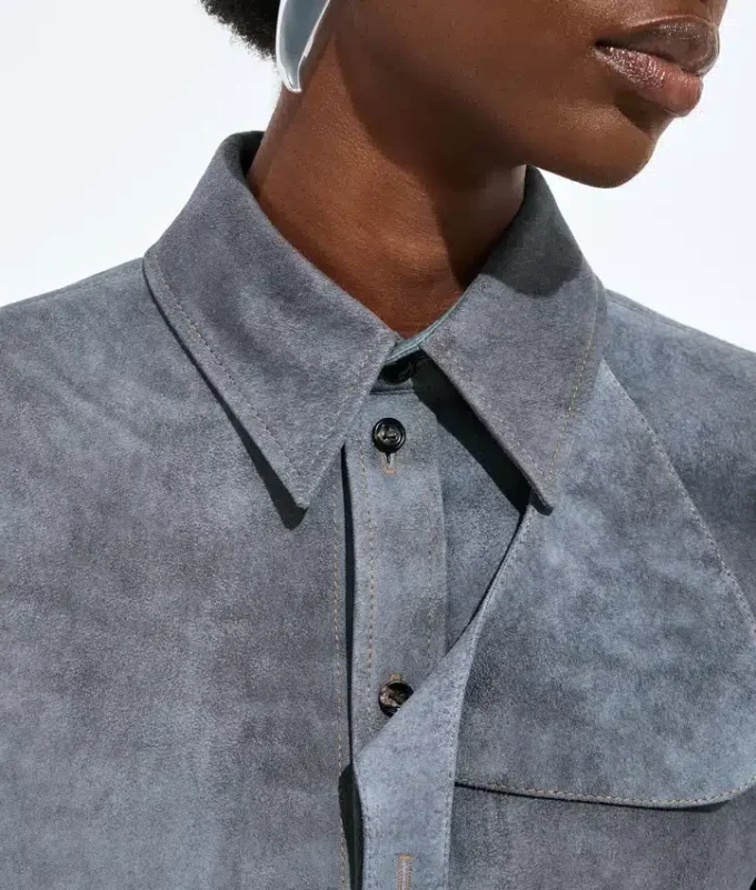 Cloudy Suede Shirt
