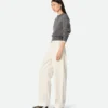 Colored Turned up Jeans