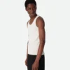 Compact Cotton Rib Jersey Tank Top