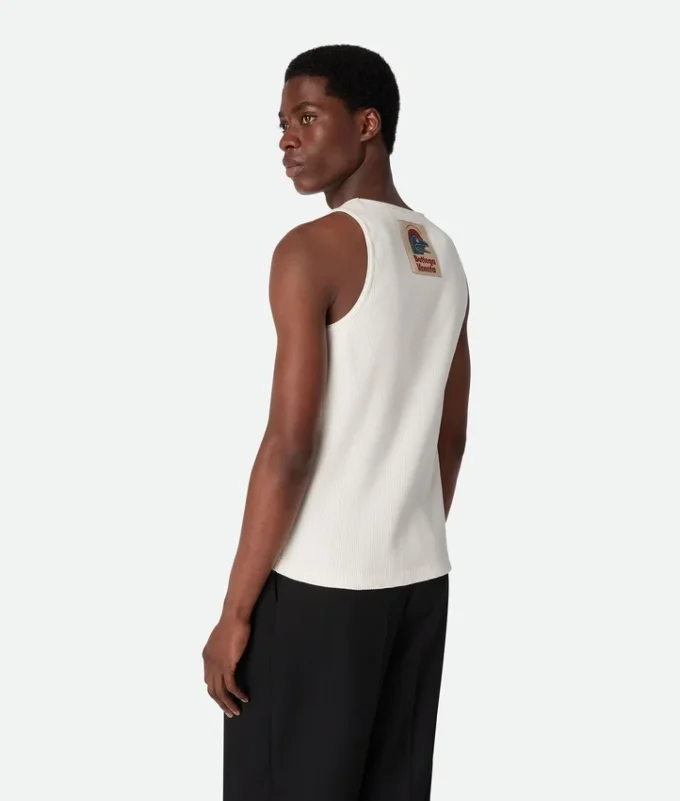 Compact Cotton Rib Jersey Tank Top