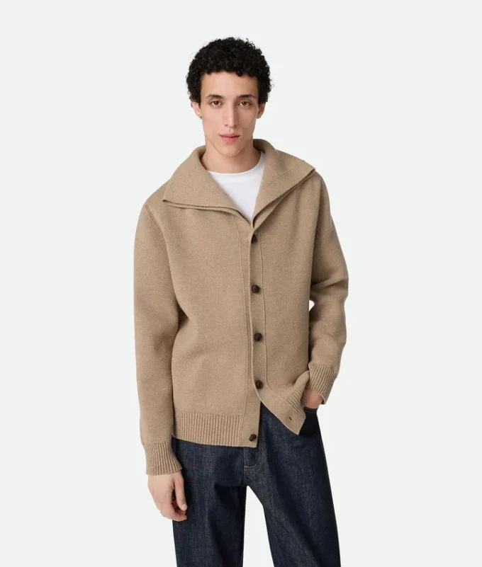 Compact Wool Cardigan