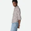 Cotton and Linen Stripe Shirt