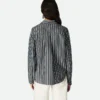 Cotton and Linen Stripe Shirt