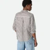 Cotton and Linen Stripe Shirt