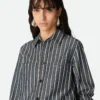 Cotton and Linen Stripe Shirt