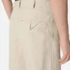Cotton and Linen Twill Shorts