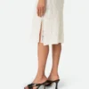 Cotton and Silk Fish Lace Skirt