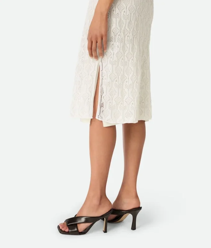 Cotton and Silk Fish Lace Skirt