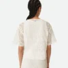 Cotton and Silk Fish Lace Top