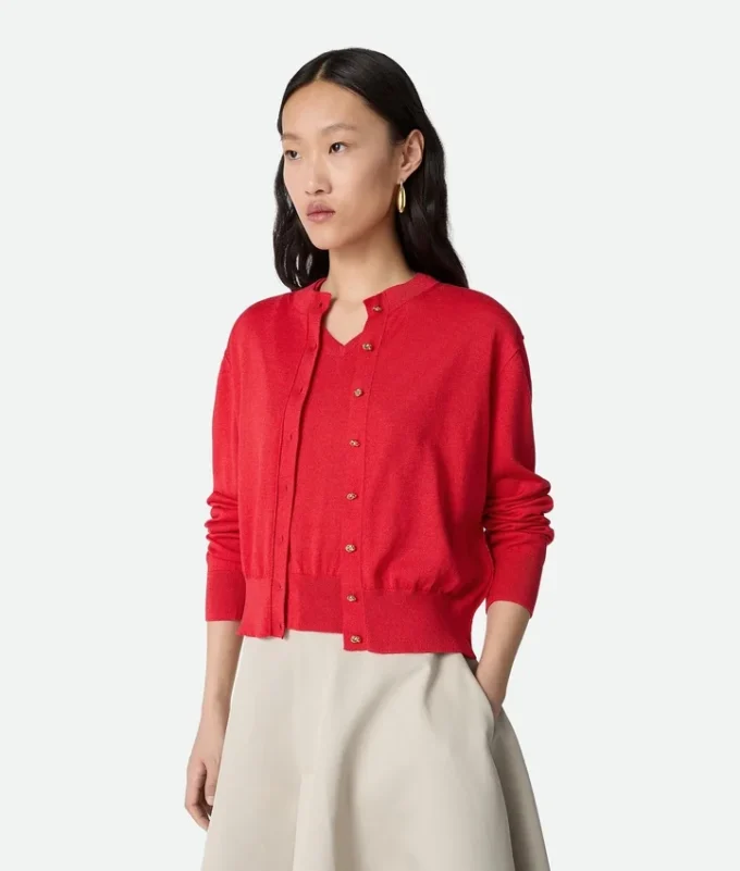 Cotton and Viscose Twinset