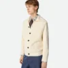 Cotton English Rib Cardigan