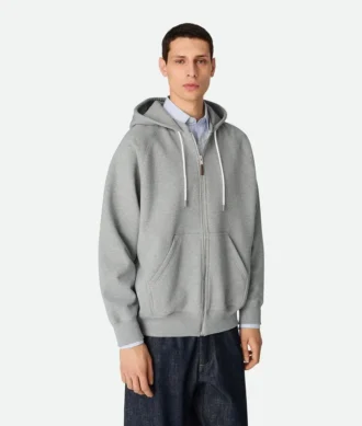 Cotton Fleece Zip Hoodie