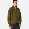 Cotton Fleece Zip Sweatshirt