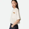 Cotton Jersey Cropped T-Shirt