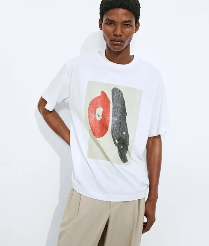 Cotton Jersey Printed T-Shirt
