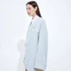 Cotton Oxford Belted Shirt