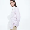 Cotton Oxford Belted Shirt