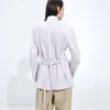 Cotton Oxford Belted Shirt