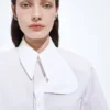 Cotton Oxford Belted Shirt