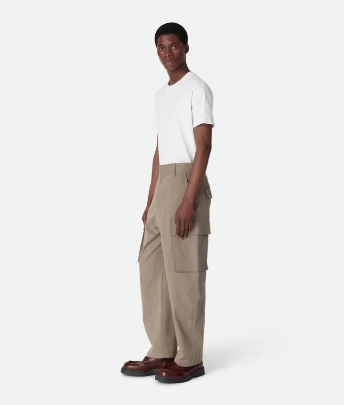 Cotton Twill Cargo Pants