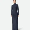 Crepe Viscose Jersey Dress