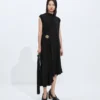 Crepe Viscose Jersey Dress