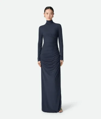 Crepe Viscose Jersey Dress