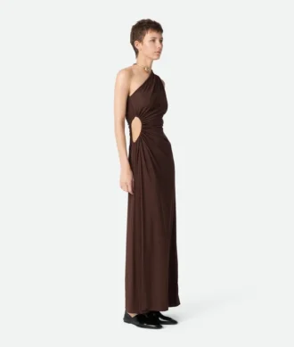 Crepe Viscose Jersey Dress