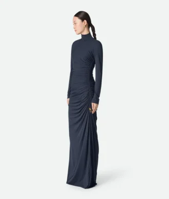 Crepe Viscose Jersey Dress