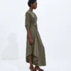 Crepe Viscose Jersey Dress