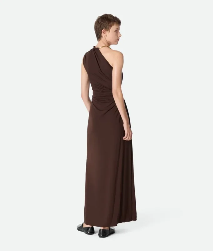 Crepe Viscose Jersey Dress