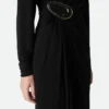 Crepe Viscose Jersey Dress